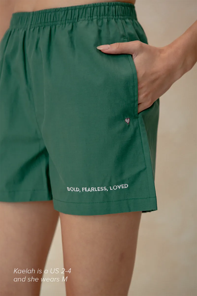"Bold, Fearless, Loved" Lounge Shorts