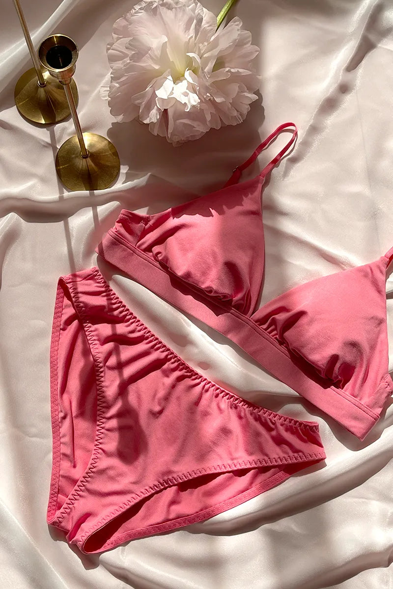 Pink Mia Tankini Top Mia Bikini Padded Bralettes Perk By Kate