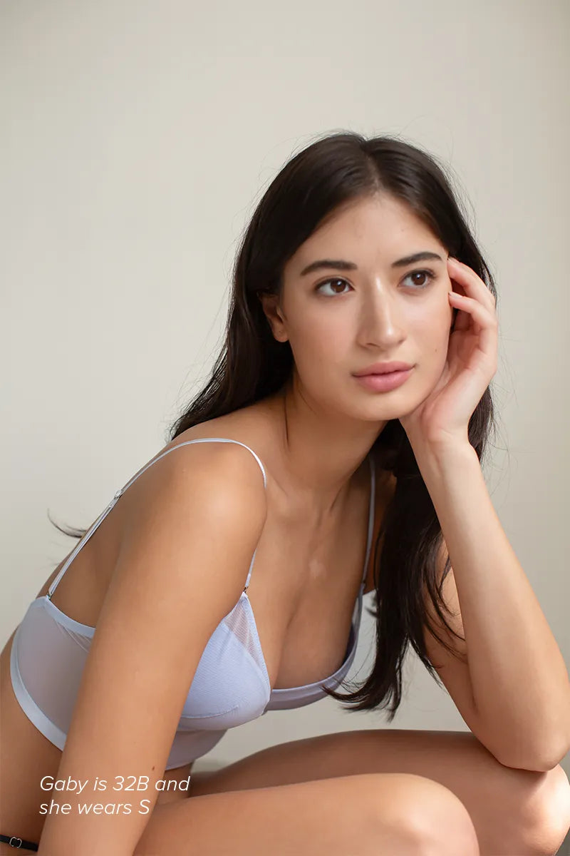 SHEER Padded Low Back Crop